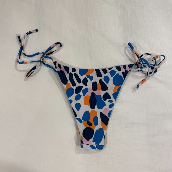 3-piece Multi-colored string Bikini set - Picture 4 of 6